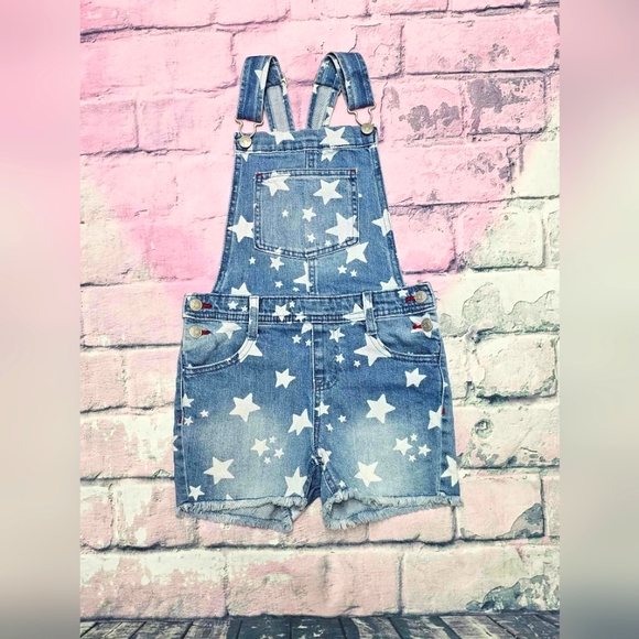 Cat & Jack Other - Girls star print overalls